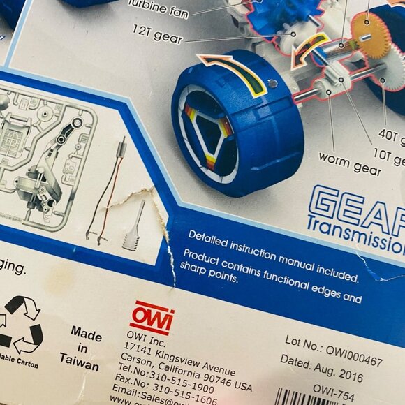 Robotikits Robot Salt Water Fuel Cell Baha Runner Kit OWI 754 NEW NIB Age 8+ - Picture 7 of 7